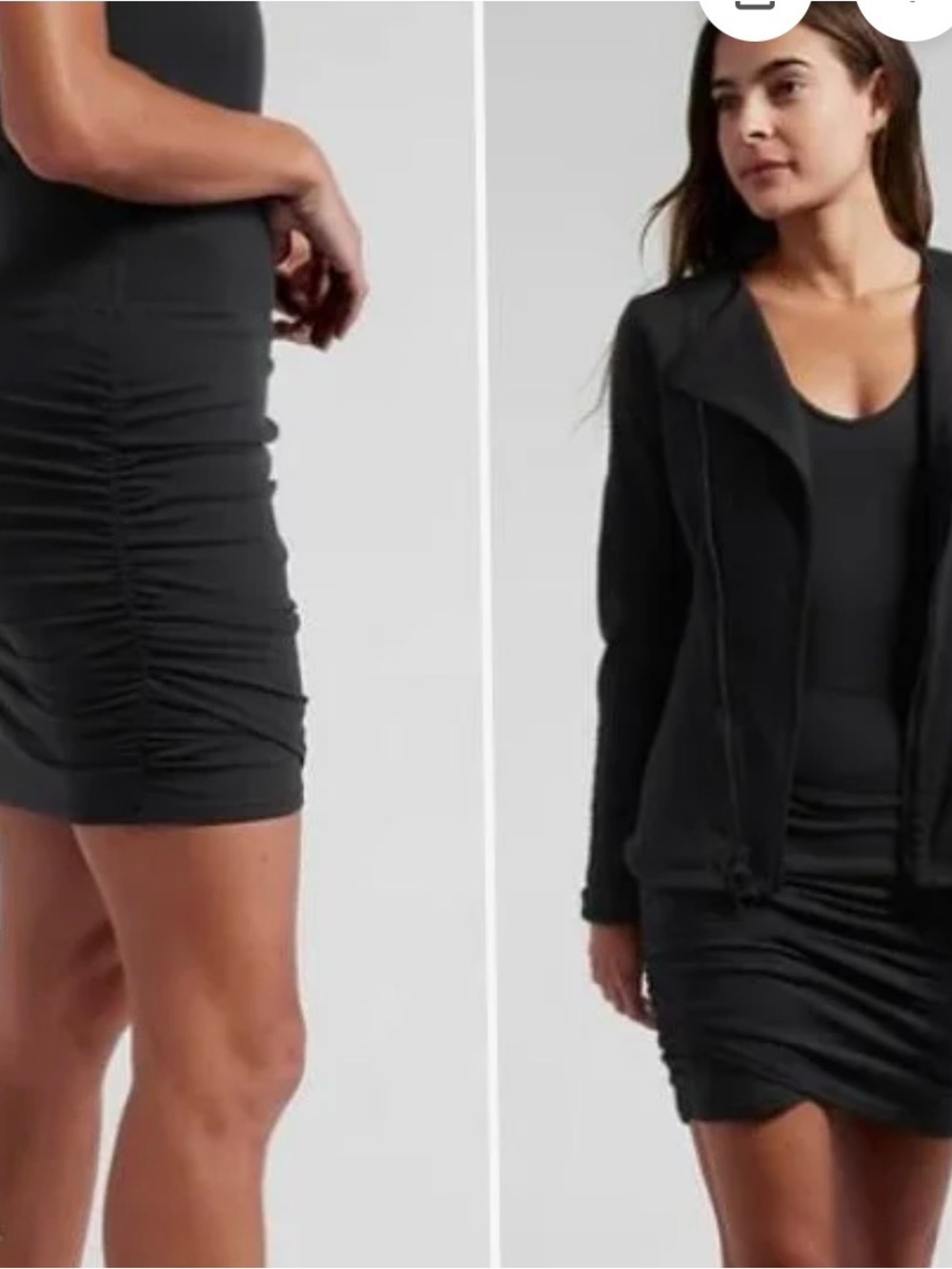Athleta Transcend Skort — Classic Black Active Skort sz Large, NWT - Picture 6 of 9